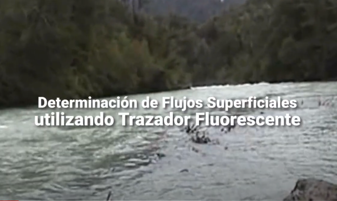Determinación de Flujos Superficiales utilizando Trazador Fluorescente